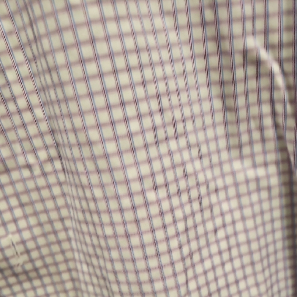 David Donahue Lavender Checkered Button Down Shirt - image 3